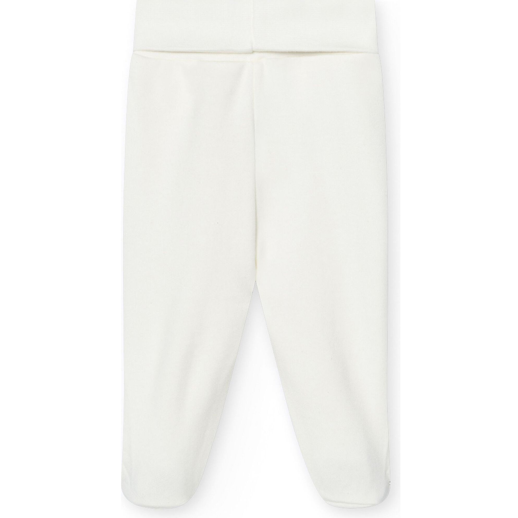 Polaina bebé algodón elástico con pies