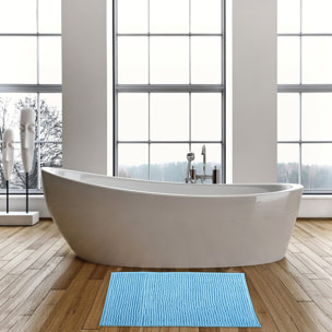 ALFOMBRA DE BAÑO CHENILLE 60X90 CM BLEU CLAIR