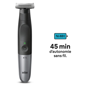 Braun - Tondeuse À Barbe Series X XT5100 - Avec Rasoir Pour Le Corps Et Le Visage