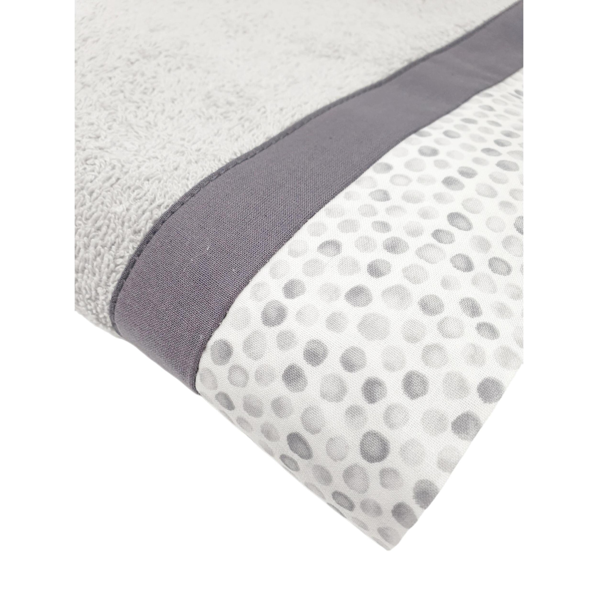 Set Spugna PALLINI 5 Pezzi: 2 Viso+2 Ospite + 1 Telo Bagno - 450 gr/m² - Grigio - Puro Cotone