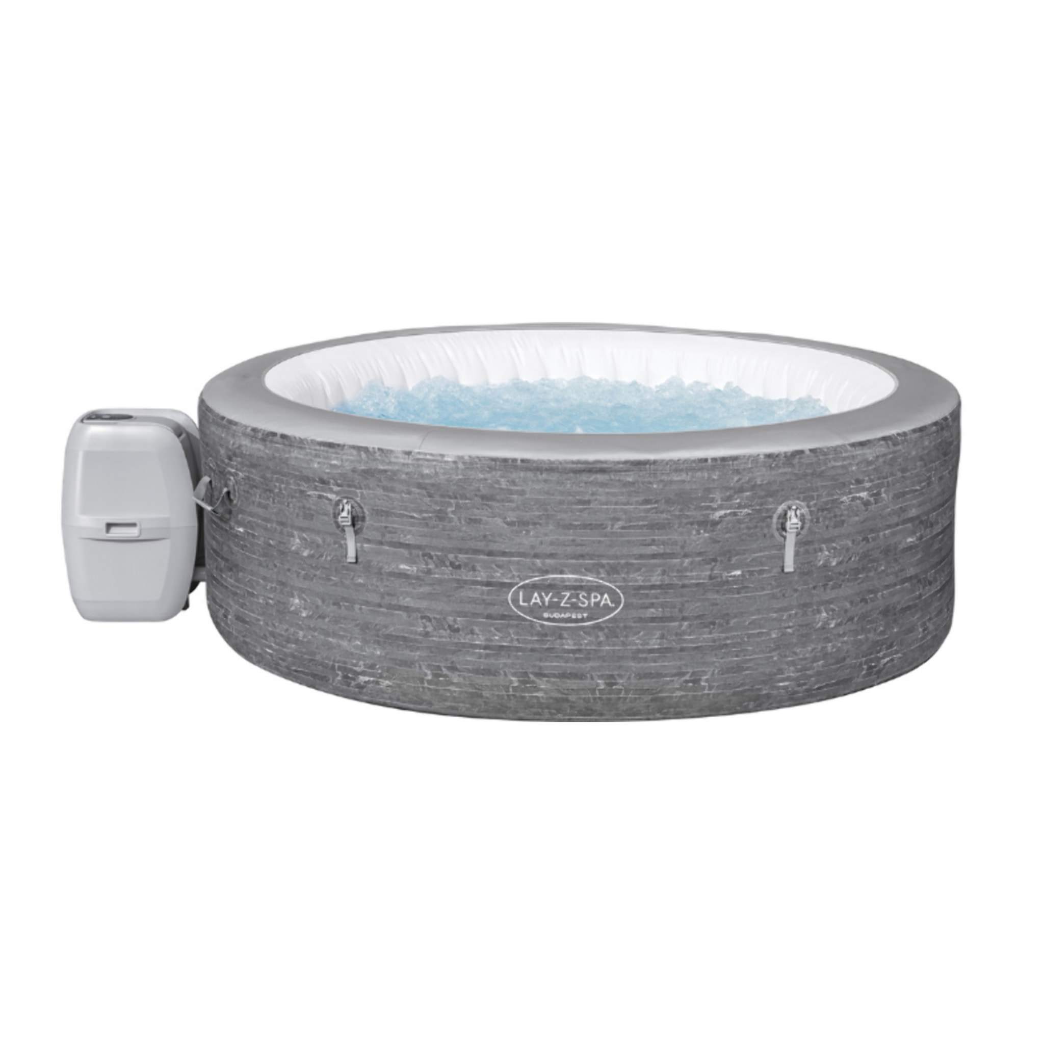 Bestway Spa gonflable rond Lay-Z-Spa Budapest AirJet avec WiFi 4-6 personnes