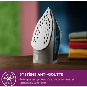 Fer à repasser PHILIPS DST2010/90 fer à vapeur beu et blanc