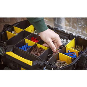 Servante Modulo 2 en 1 avec boîte à outils et organiseur