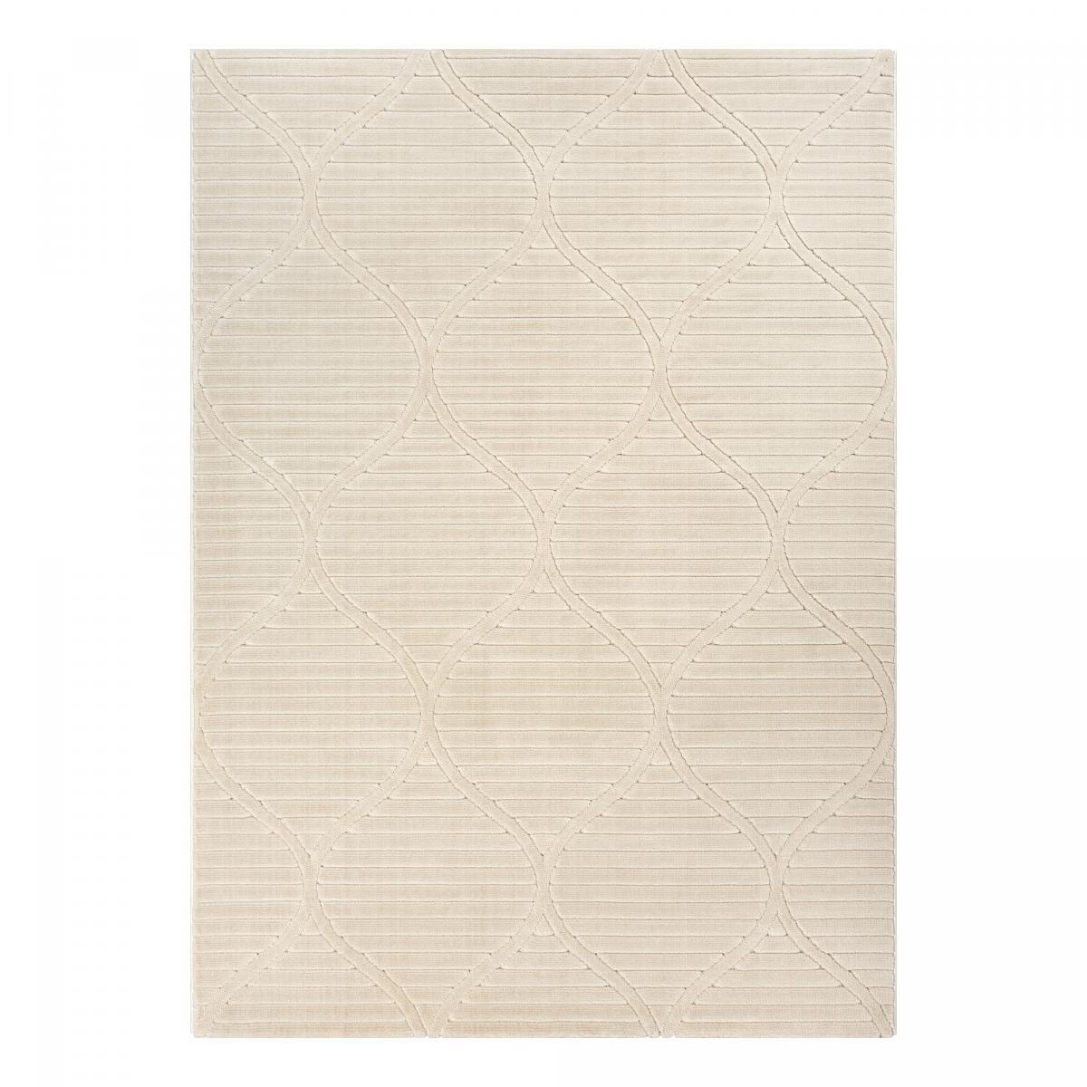 Tapis intérieur extérieur en relief ton sur ton TIHE