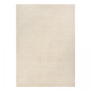 Tapis intérieur extérieur en relief ton sur ton TIHE