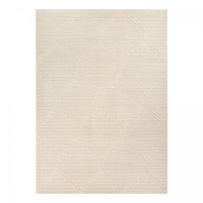 Tapis intérieur extérieur en relief ton sur ton TIHE