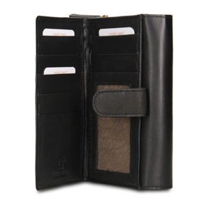 Portafoglio donna vera pelle - Modello Novara Elite - Casual - 17.5 x 10.0 x 4.5 cm