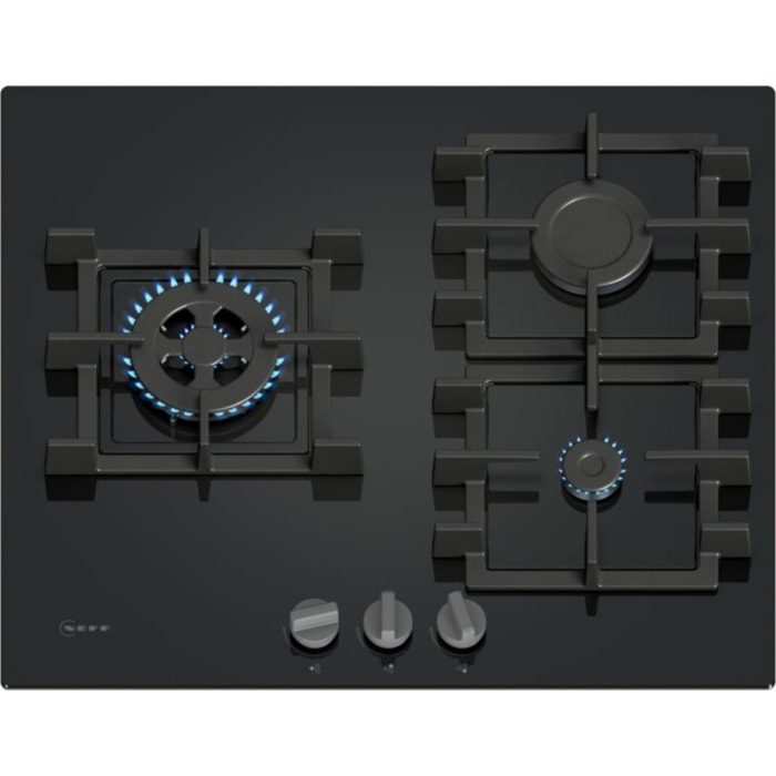 Plaque gaz NEFF T26NKC4S0, N50, Brûleur wok
