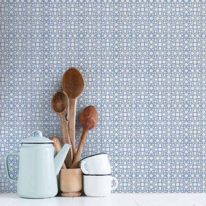 Stickers muraux - Sticker Mural Carrelage adhésif Cuisine Salle de Bain - 60 STICKERS CARRELAGES ORIENTAL ASSILAH