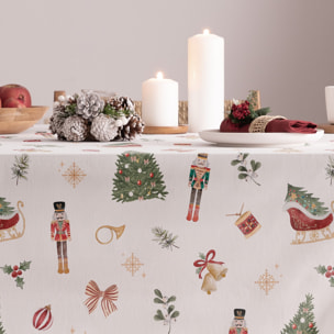 Mantel antimanchas NUTCRACKER MULTICOLOR