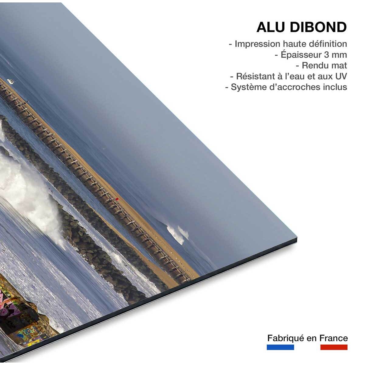 Tableau blockhaus et estacade de capbreton Tableau alu Dibond