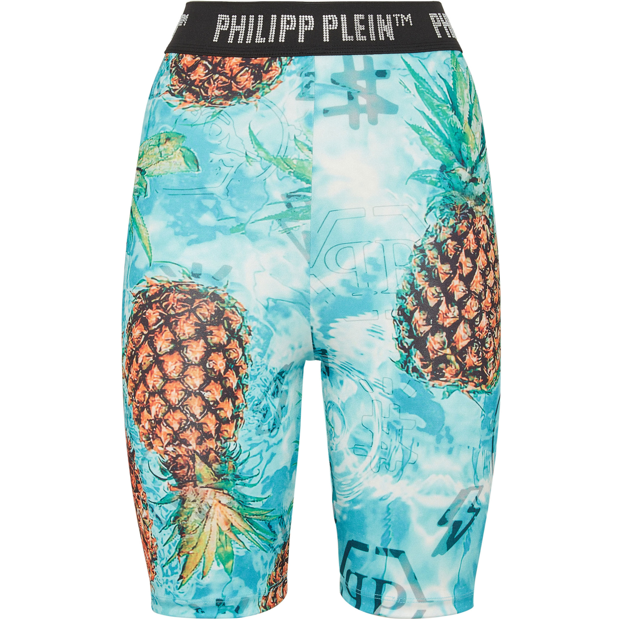PHILIPP PLEIN Sport Shorts PINEAPPLE SKIES