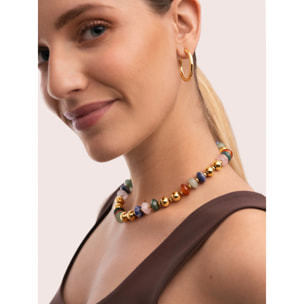 Collana Winter Bomb Acciao Placcato Oro