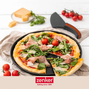 Set de 3 plaques à pizza et une grille de superposition 29 cm Zenker Special Countries