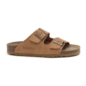 SANDALIA BABUNKERS MARRON