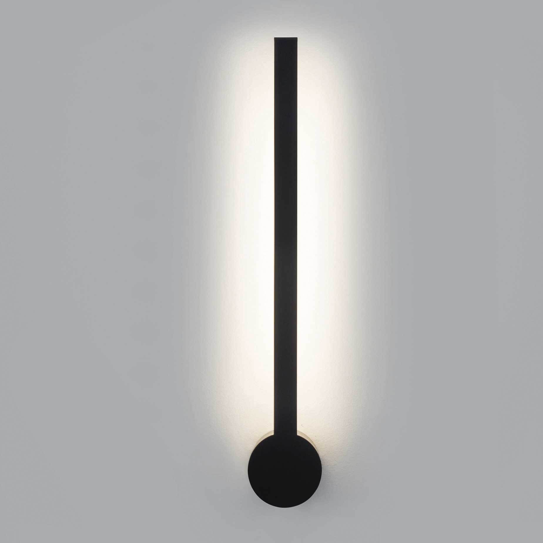 Forlight Passeggio Nova aplique exterior en negro con led blanco neutro 4000K