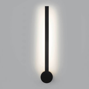 Forlight Passeggio Nova aplique exterior en negro con led blanco neutro 4000K