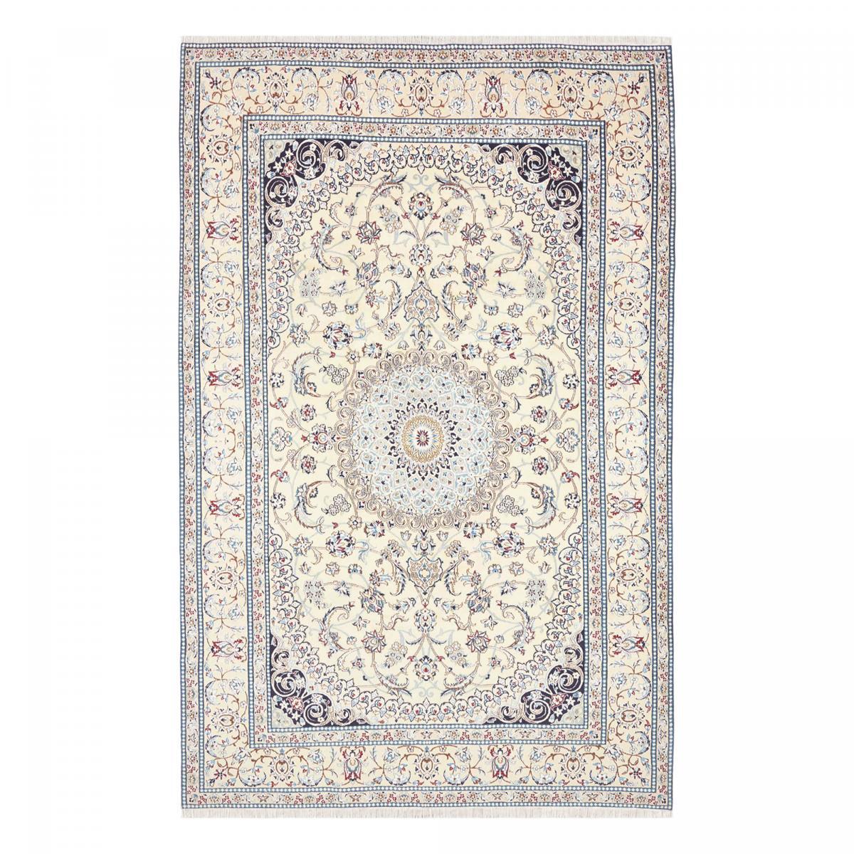 Tapis d'orient au motif oriental, artisanal noué main en laine