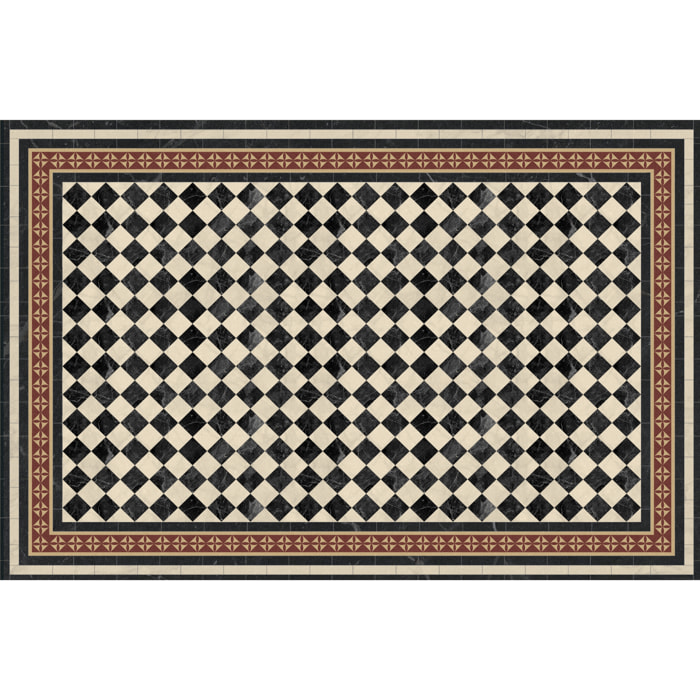 Set de 4 individuales de vinilo CERAMIKO, Damero Estambul 4u-30x45 cm