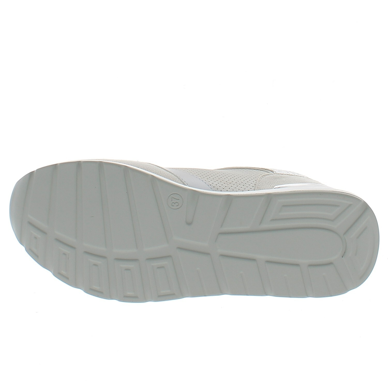 Armata di Mare Scarpe Donna Sneakers Casual Zip Laterale con Soletta in Memory Foam AMD S61H10 Lt Grey Silver