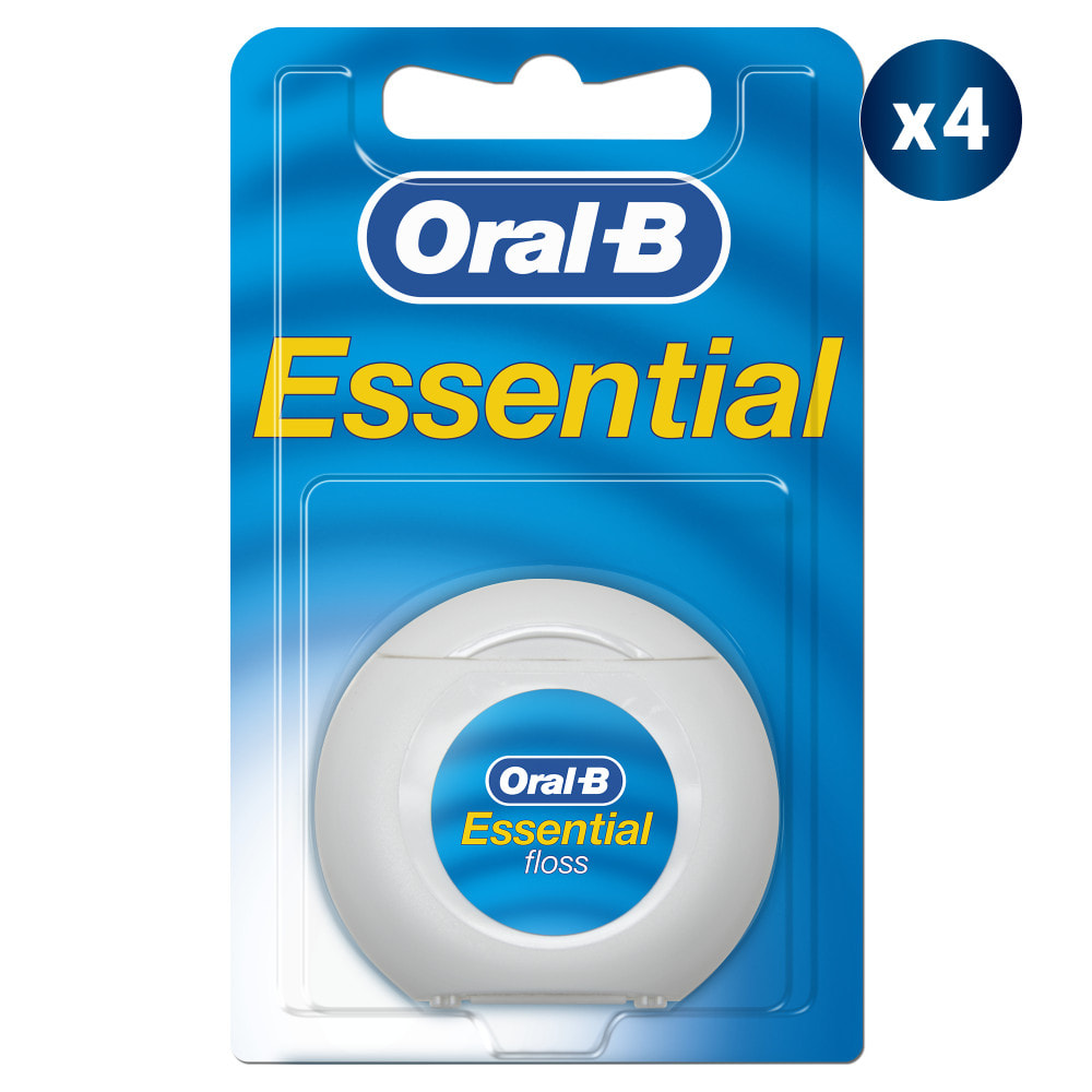 4 Fils Dentaire Oral-B Essential mentholé 50m