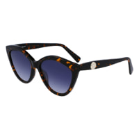 Longchamp - lunettes de soleil - havane - Couleur des verres : bleu - indice solaire : protection U