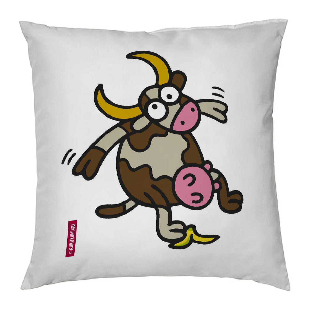 Funda de almohada 65x65 Cm PORRAZO MOV CP MULTI - 100% algodón - 150 hilos