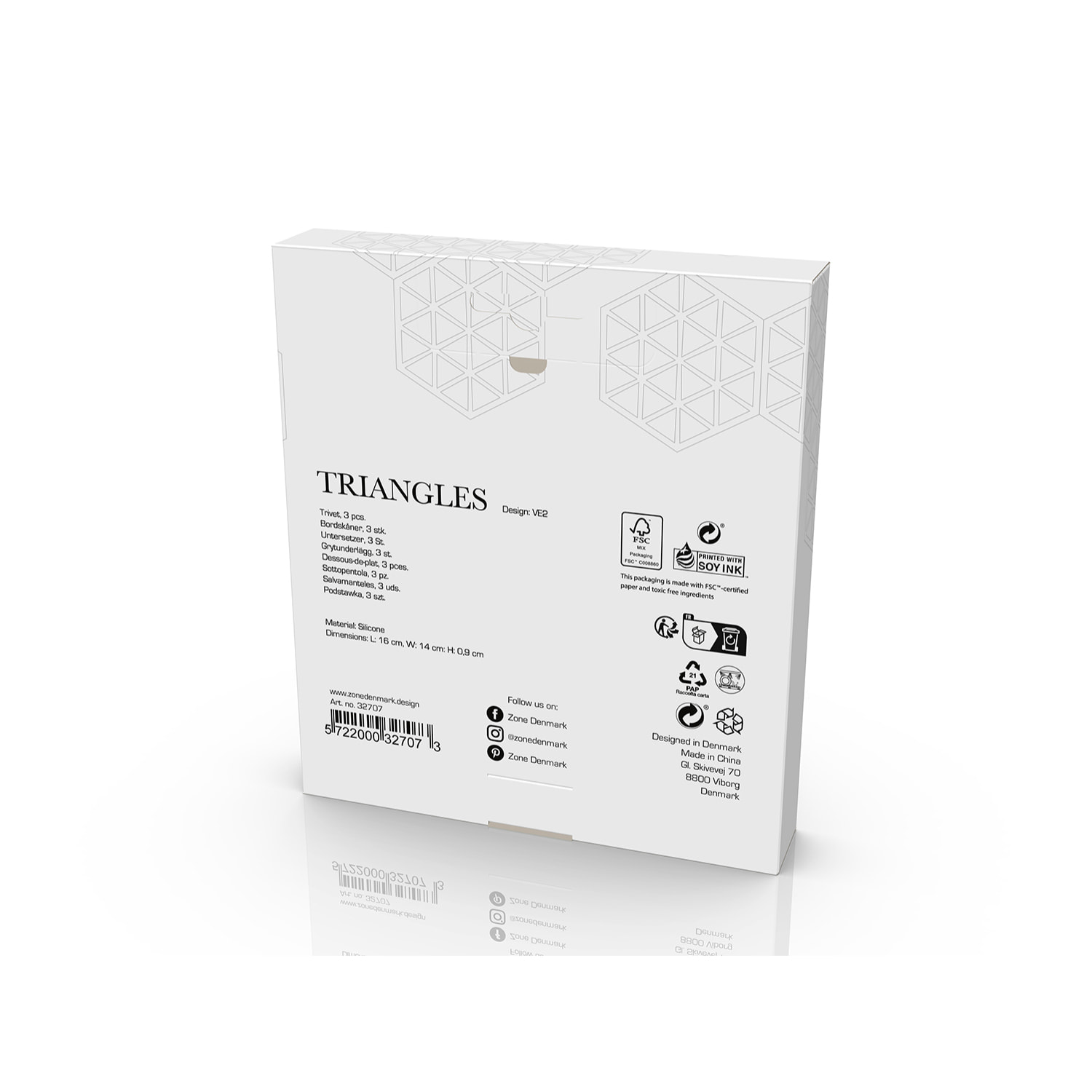 Dessous-de-plat Triangles