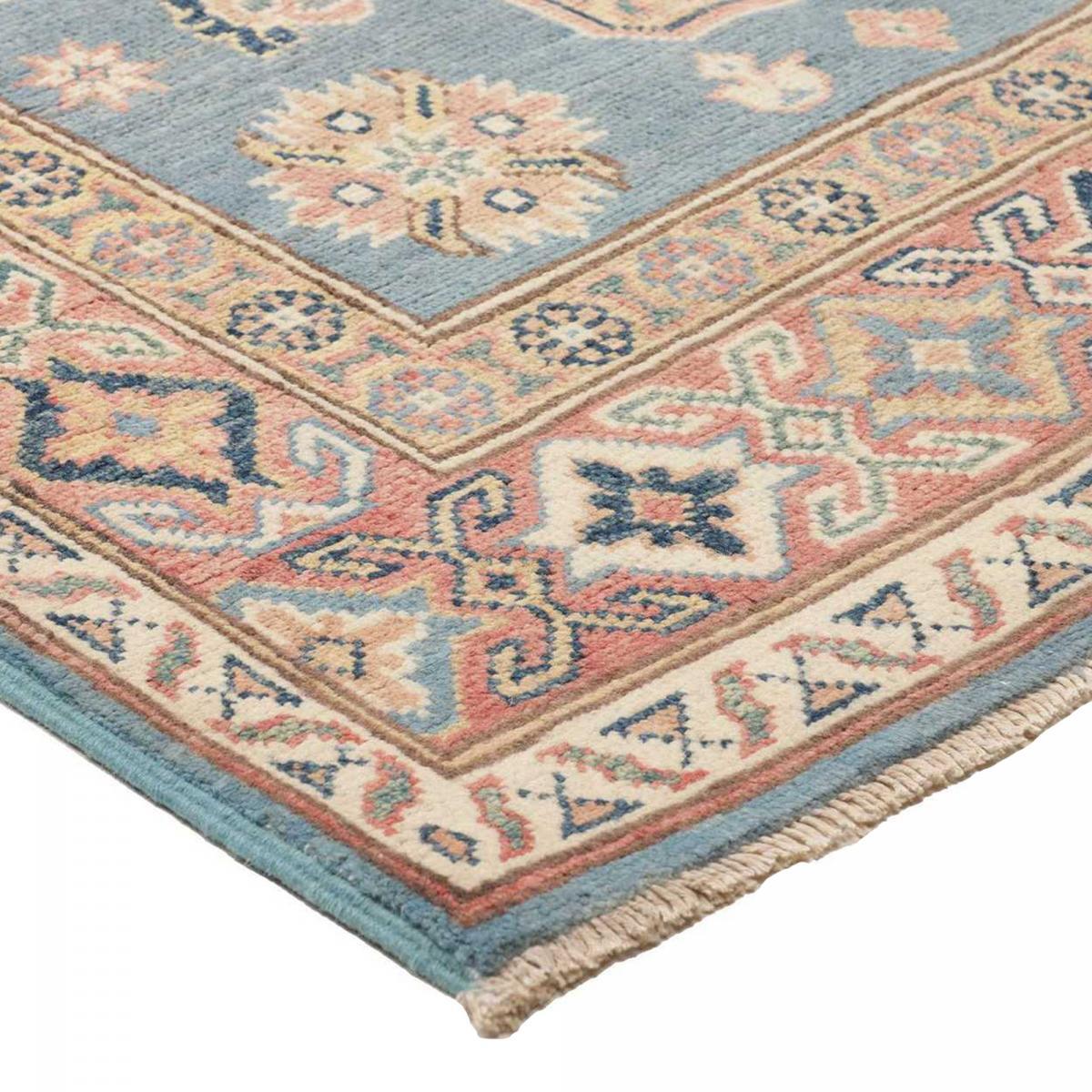 Tapis salon géométrique, laine naturelle, noué à la main, IREDITO