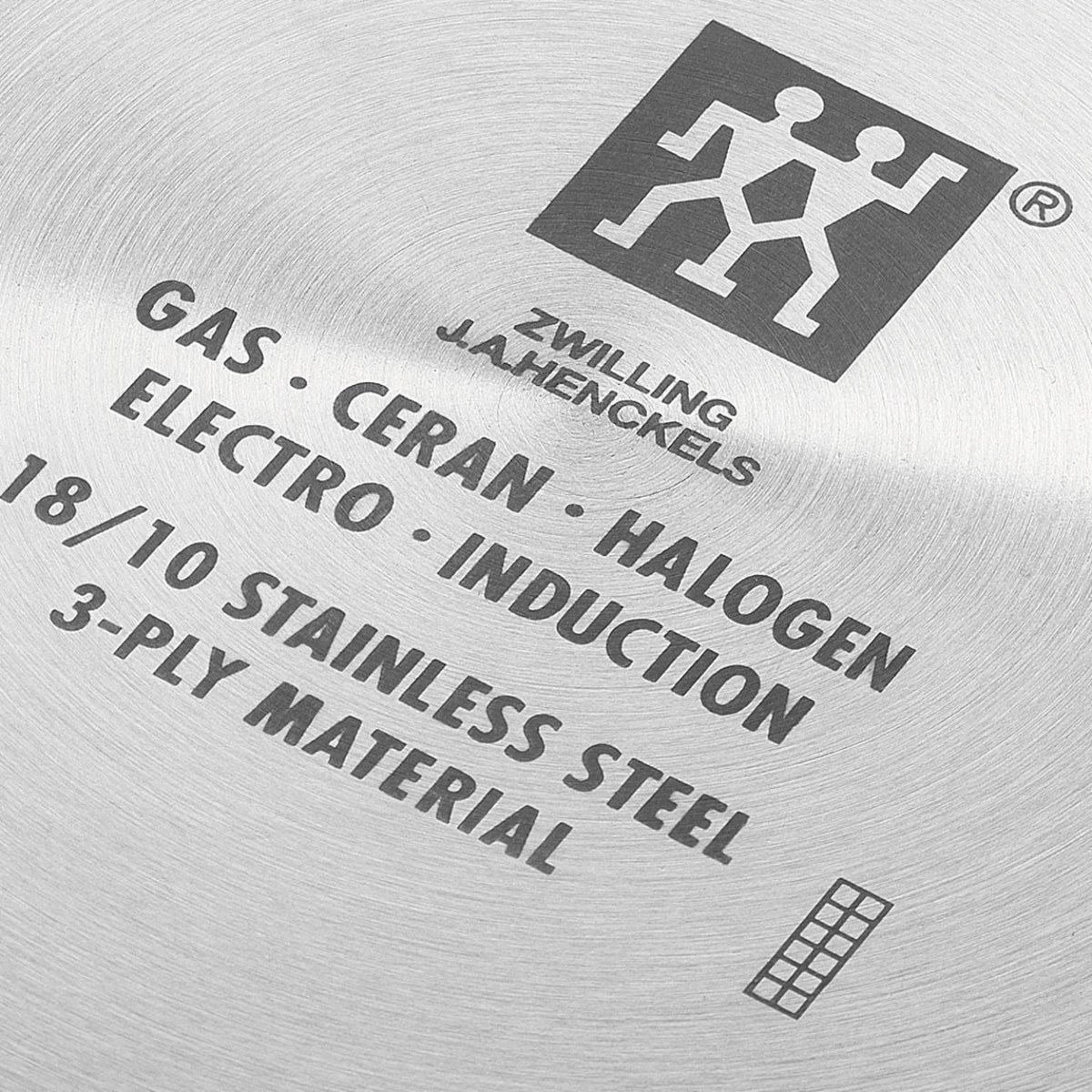 Wok Ø 32 cm ZWILLING Plus, Couvercle en Verre, Acier Inoxydable, , Grille Amovible Inclus