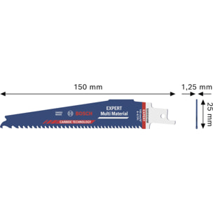 Lame EXPERT Multi Material S959XHM 150mm - BOSCH - 2608902332
