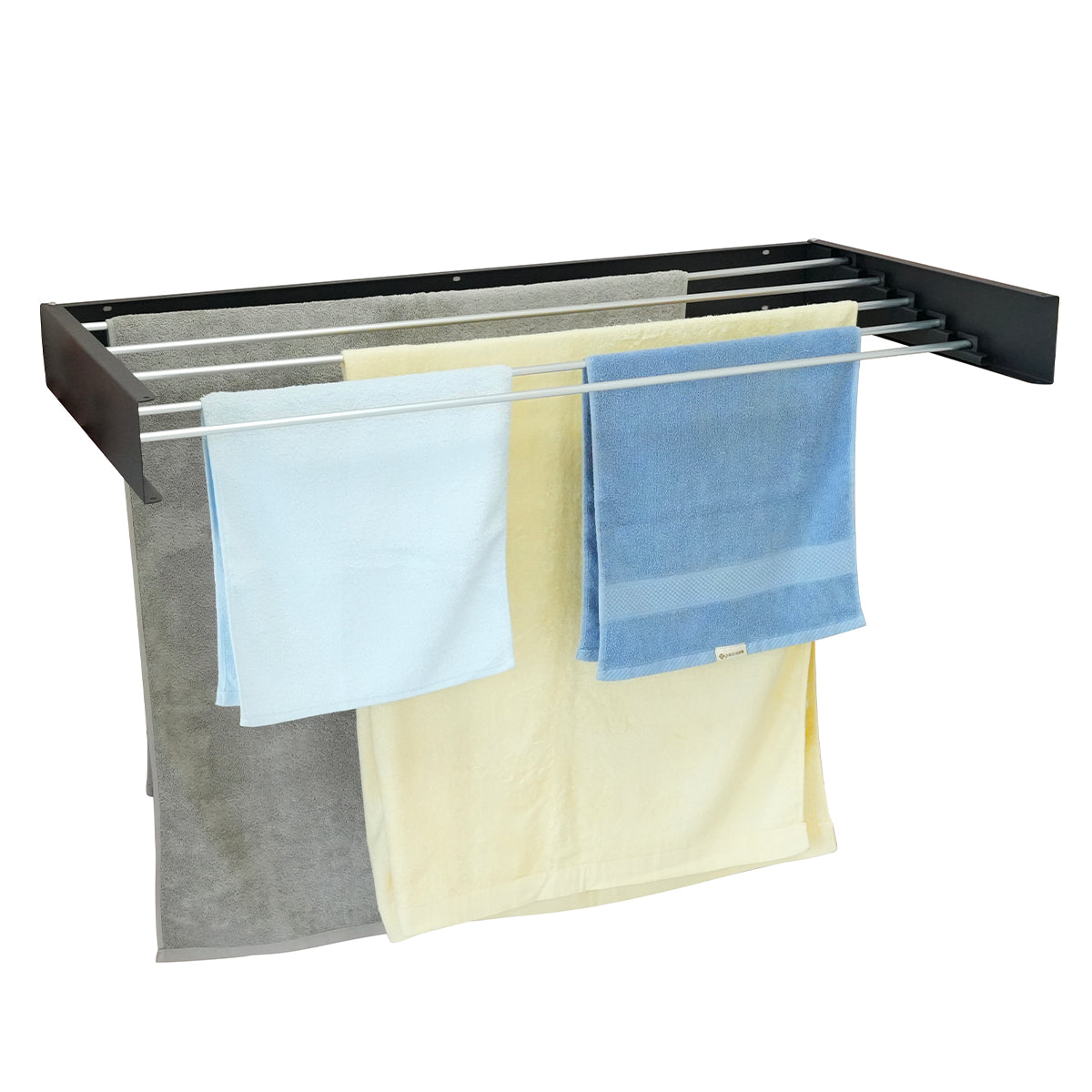 Séchoir à linge mural COBRA noir 100cm