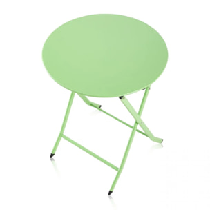 Set de exterior mesa y 2 sillas plegables Gio Pistacho