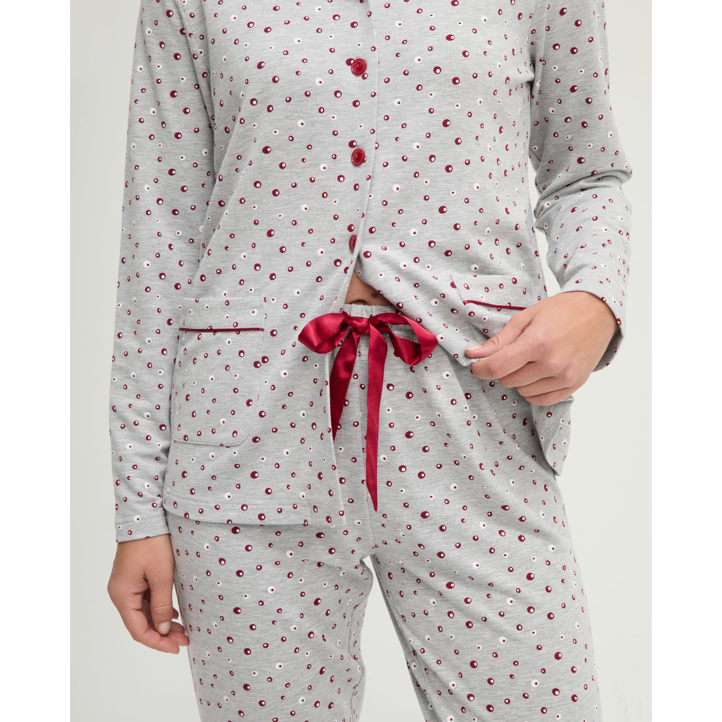 Pijama mujer vigore estampado abierto