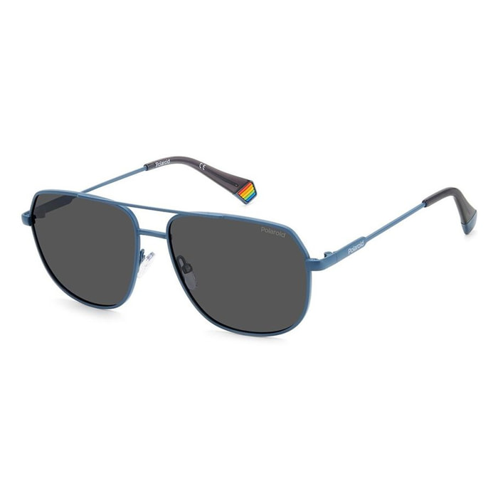 Polaroid - lunettes de soleil - bleu - Couleur des verres : gris - indice solaire : cat. 1