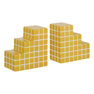 Serre-livres Pool 14,9x8,1x14,9cm jaune