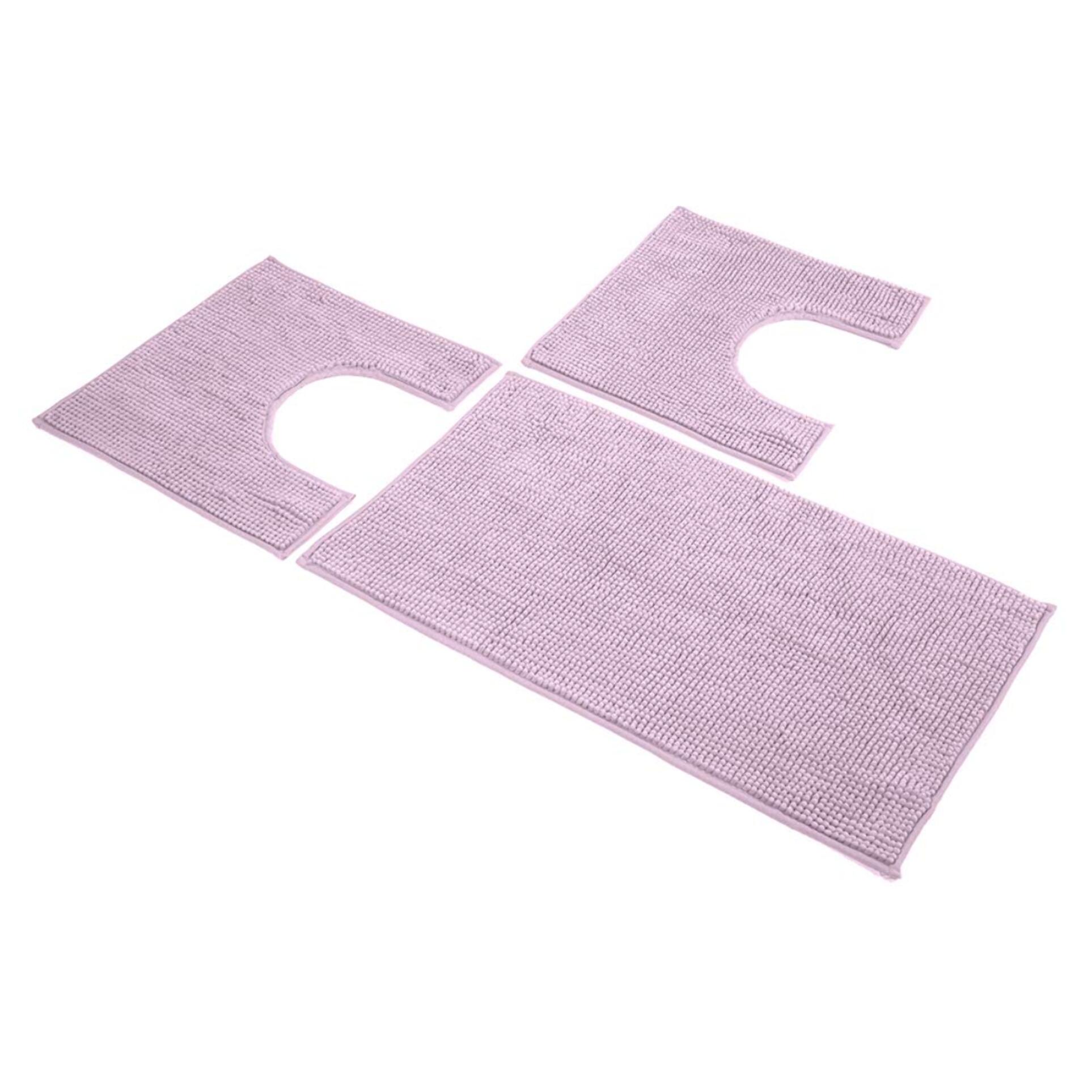 Set 3 Tappeti Bagno