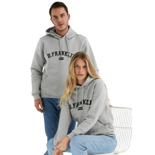 Sudadera Básica Varsity Hoodie en Gris D.Franklin