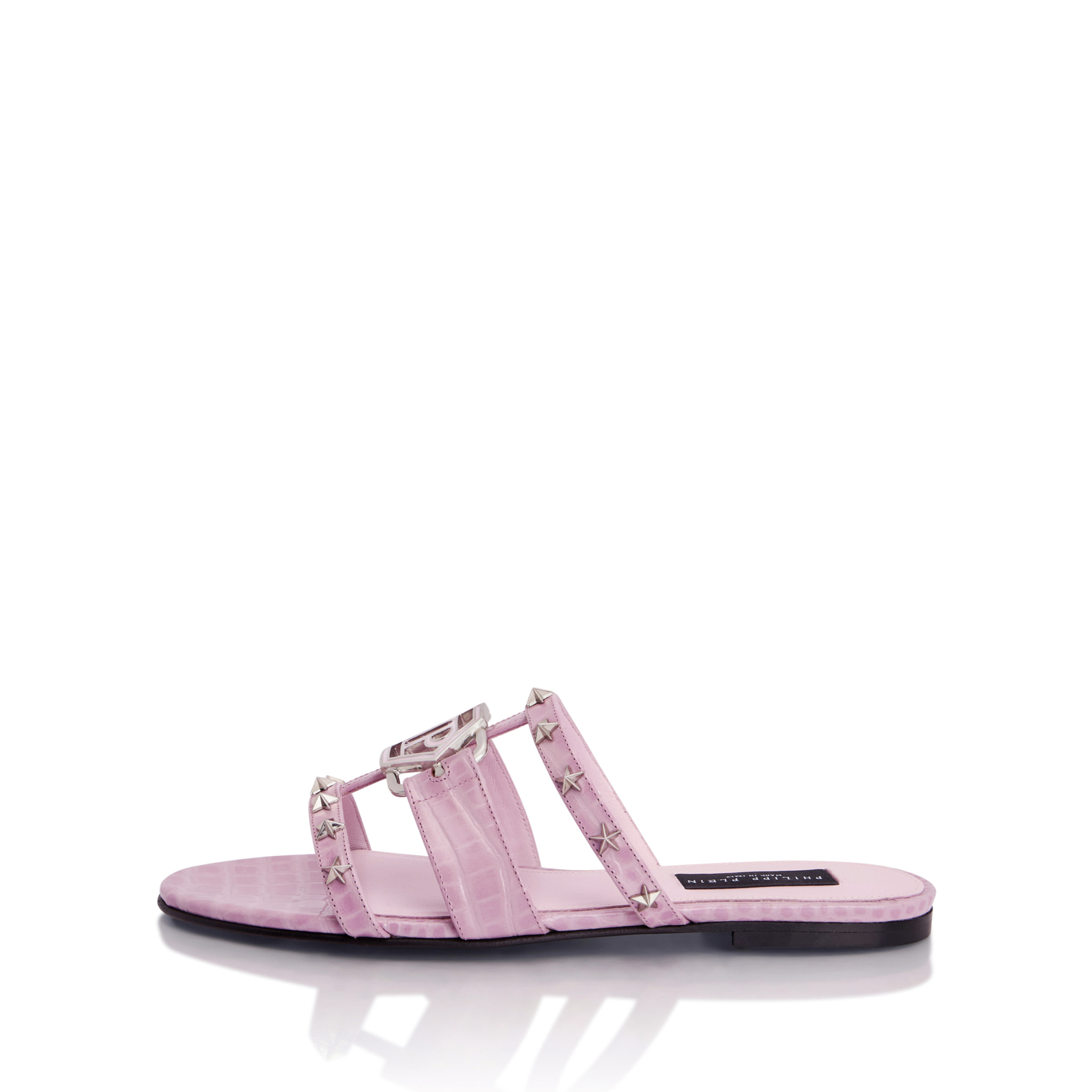 PHILIPP PLEIN Cocco Print Slides Stars Hexagon