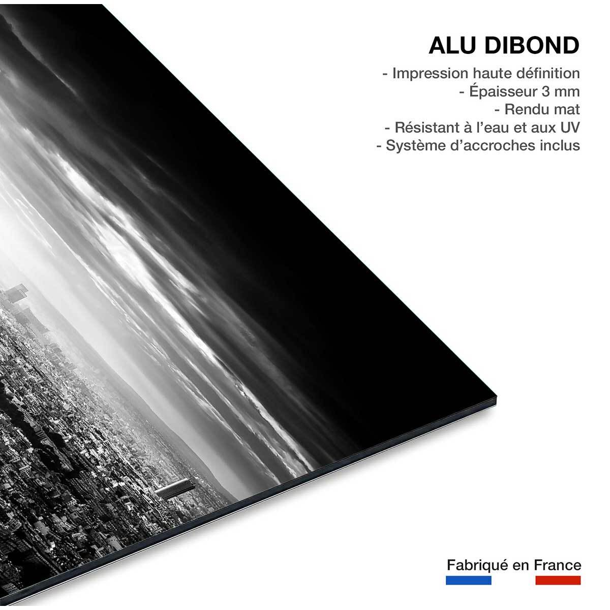 Tableau lumière sur paris Tableau alu Dibond