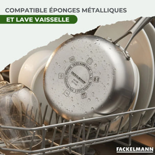 Casserole en inox Triply Fackelmann Vita3