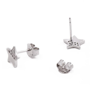 Pendientes Lux by Lux acabados plata