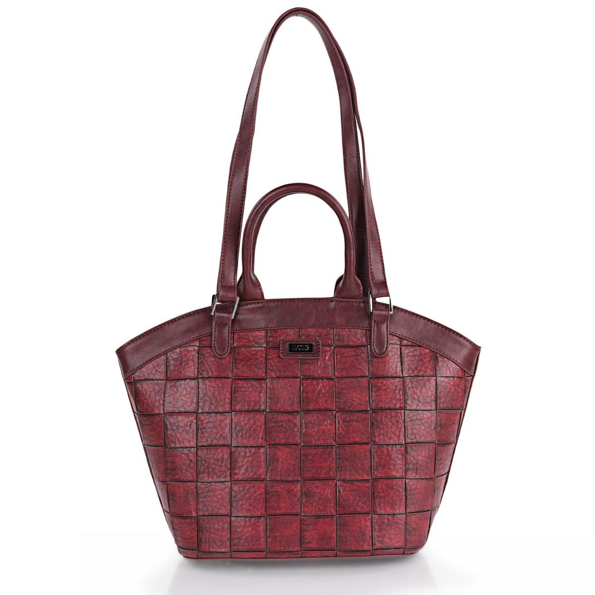 Bolso Shopper-Tote Lois Crossover Rojo