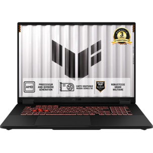 PC Gamer ASUS TUF A18" WUXGA 144Hz AMD Ryzen 7 260 Nvidia GeForce RTX 5070 16 Go RAM DDR5 SSD 1 To