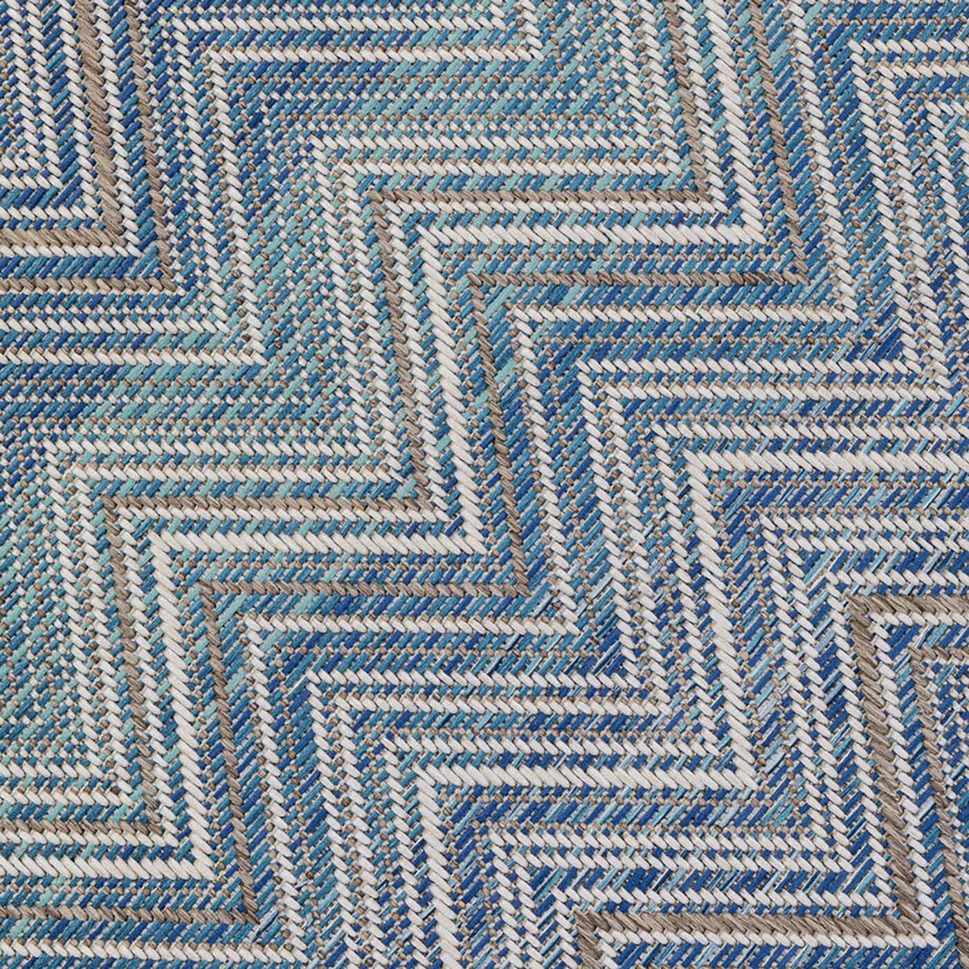 Tapis Zigzag bleu 330x230cm Kare Design