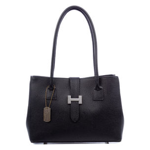 Auditore borsa tote donna, pelle autentica Dollaro.