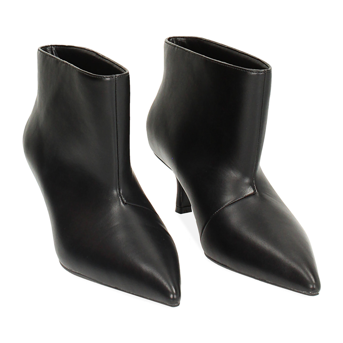 Tronchetto nero, tacco 5,5 cm