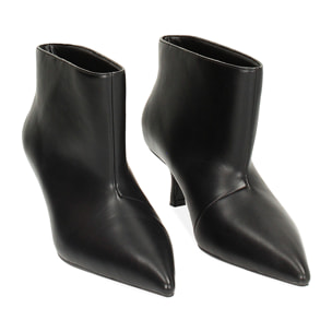 Tronchetto nero, tacco 5,5 cm