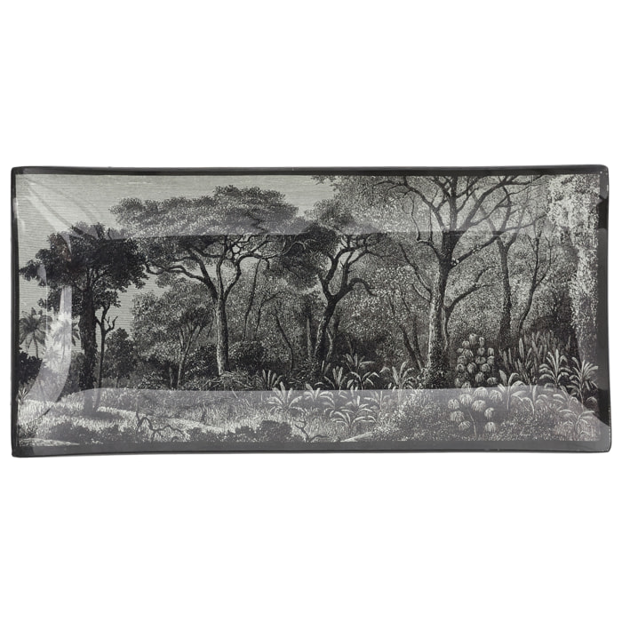 Vide Poche - HOME DECO FACTORY - Black Forest - Design Moderne - Noir et Blanc