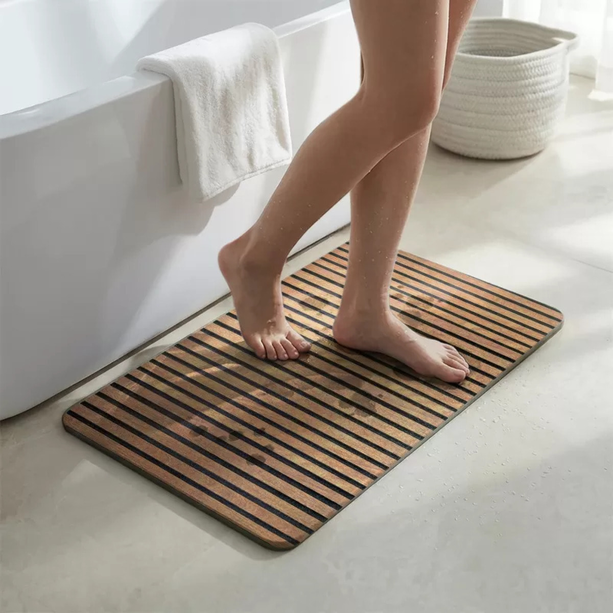 TAPIS DE BAIN DIATOMITE TESSA 60X39CM SPIRELLA